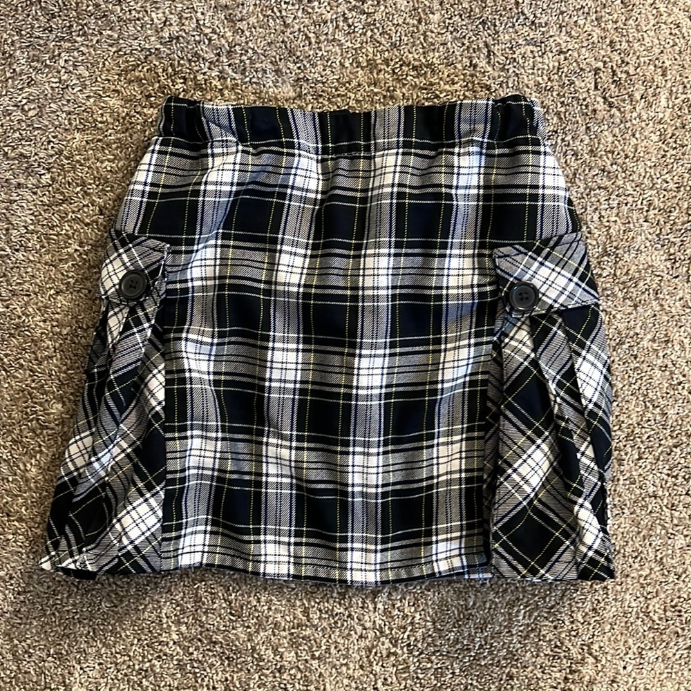 Lands End Girls side pleated skort